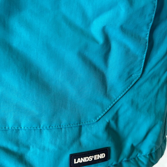 Lands' End Navy and Aqua Jacket - Picture 10 of 10